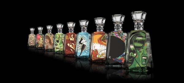 如果酒瓶非常有特點(diǎn)可以這樣做包裝(圖4)