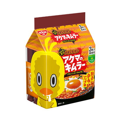 袋裝雞肉拉面食品包裝設(shè)計(圖1)