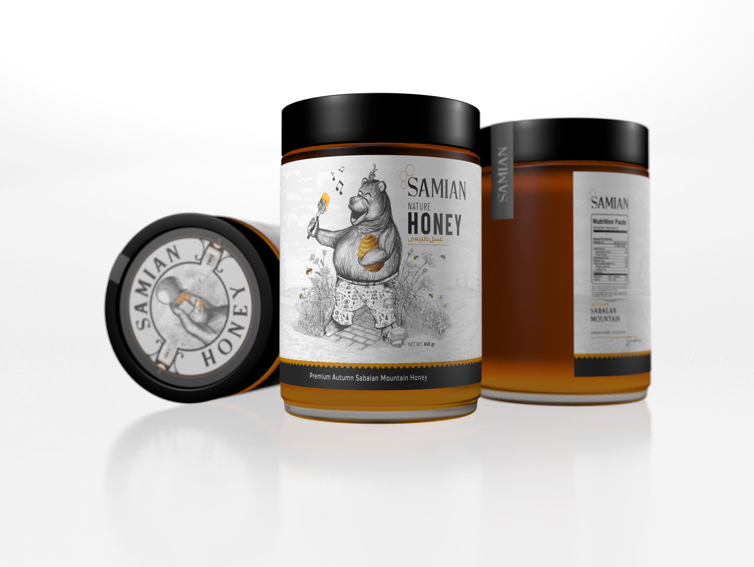 鉛筆素描畫(huà)的蜂蜜包裝設(shè)計(jì)與眾不同(圖4)
