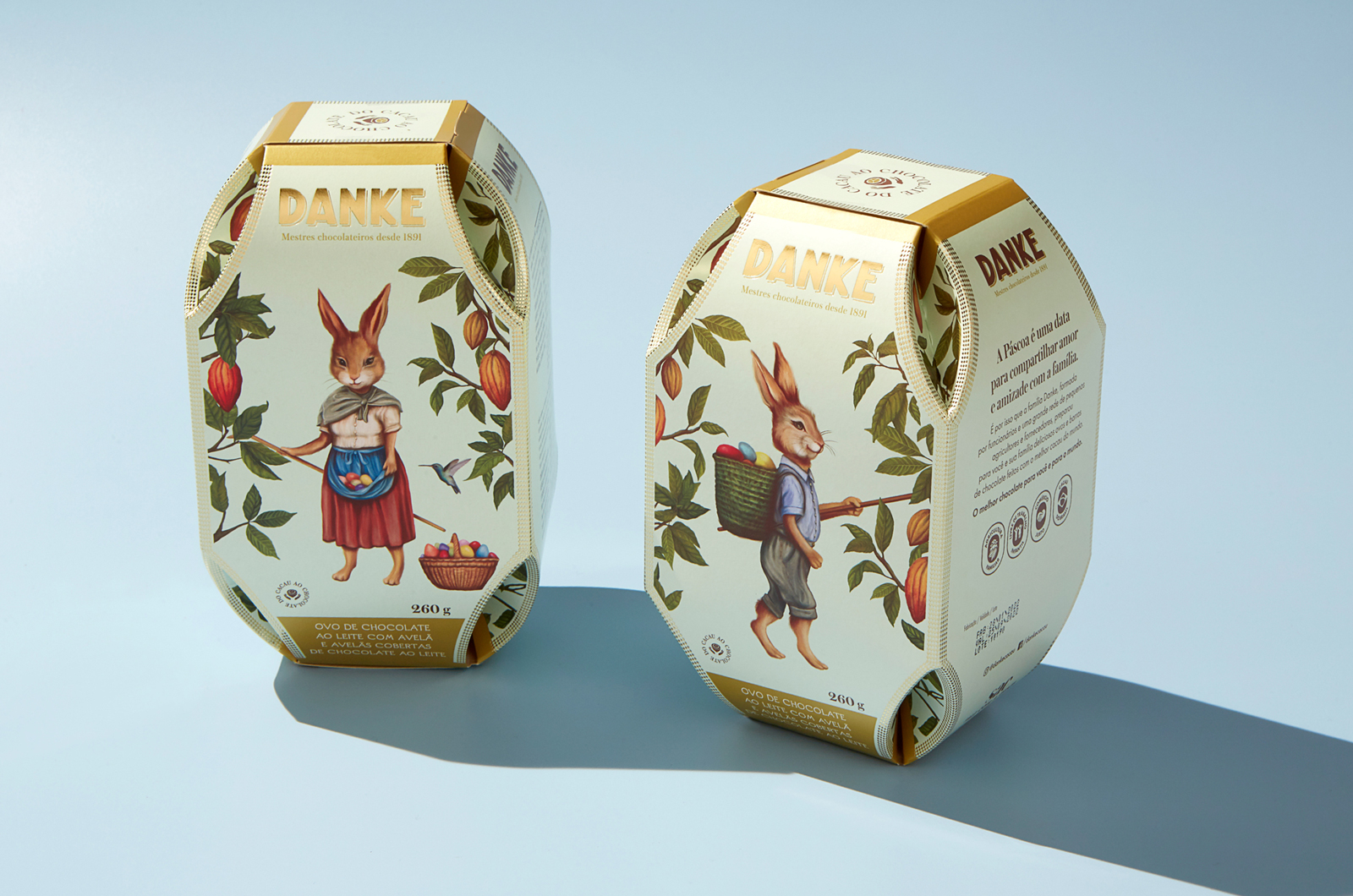 Danke巧克力產(chǎn)品插畫風格包裝設計欣賞(圖5)