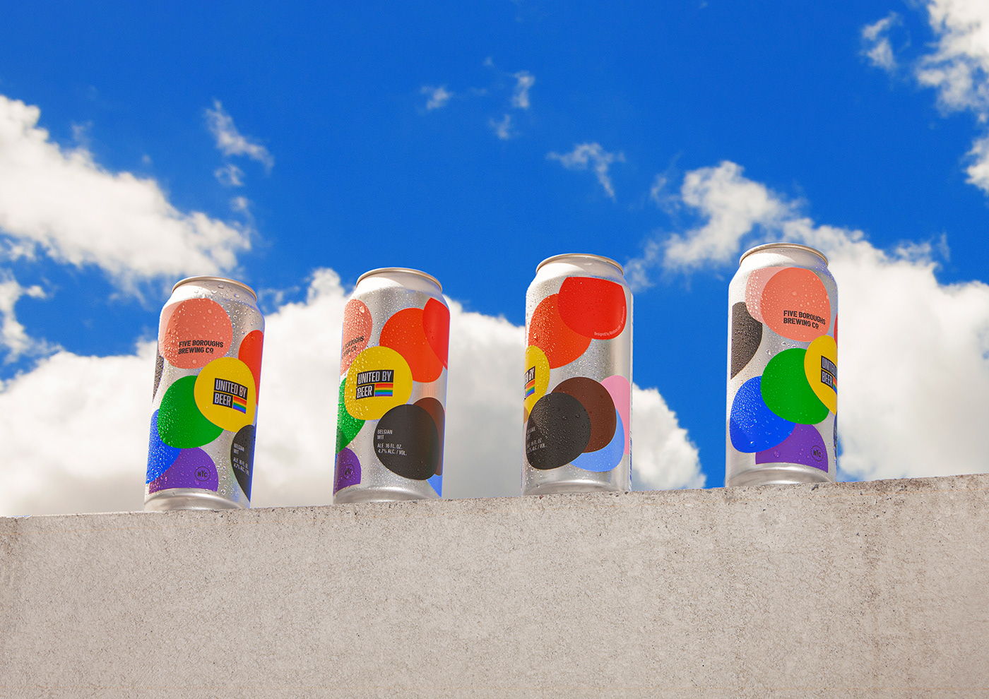 啤酒包裝這樣設(shè)計(jì)超大五彩紙屑充滿了自豪感(圖1)