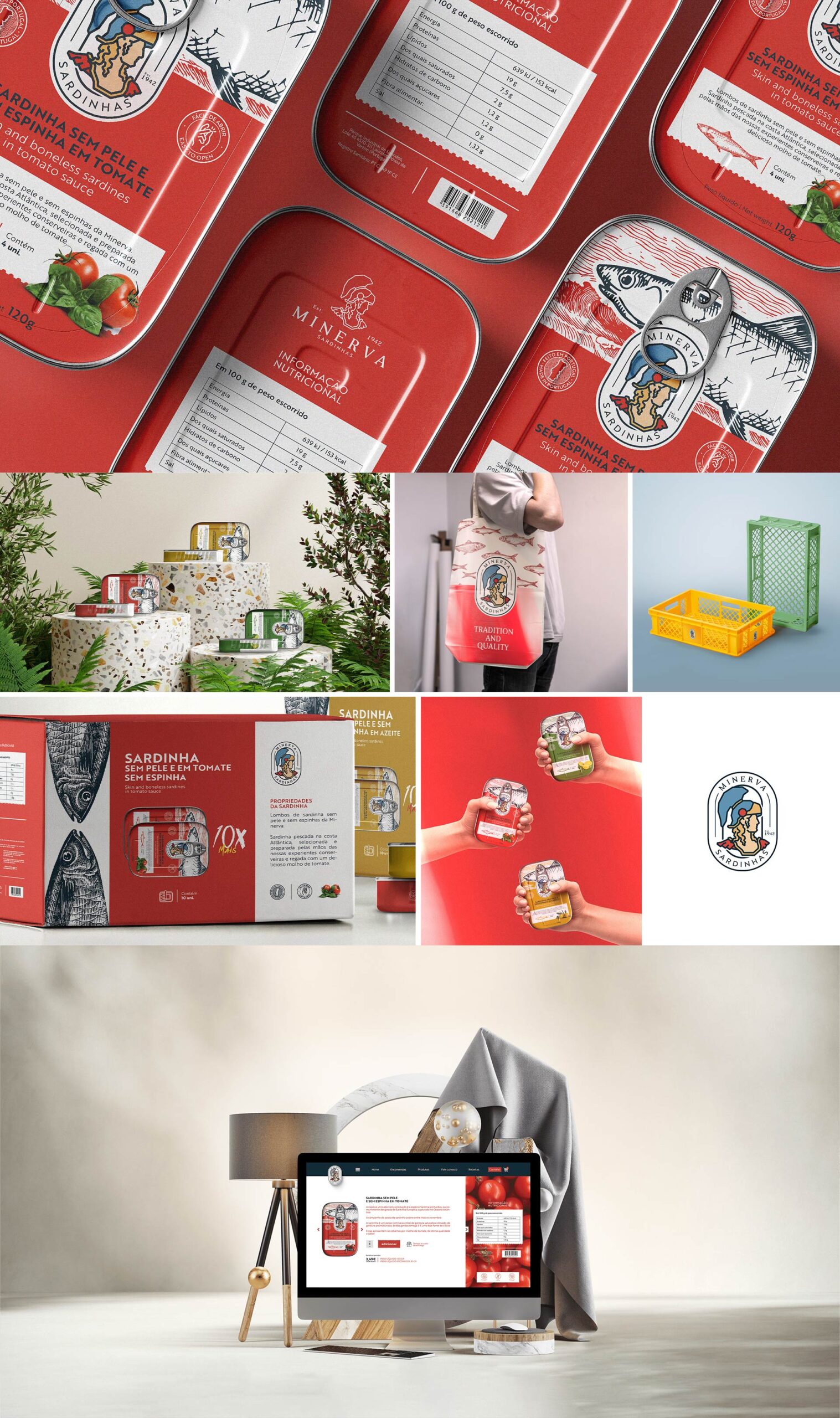 葡萄牙MINERVA魚罐頭食品包裝設(shè)計(jì)參考(圖5)