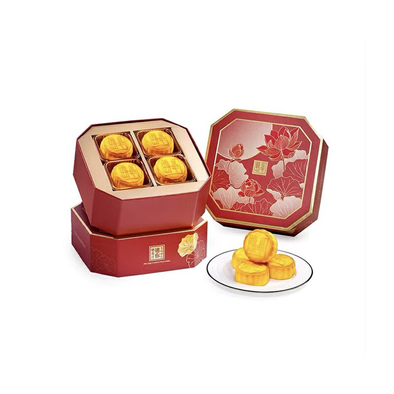 The Peninsula Hotel 半島酒店集團(tuán) 迷你奶黃港式月餅 280g 禮盒裝包裝禮盒產(chǎn)品包裝創(chuàng)意設(shè)計(jì)欣賞(圖1)