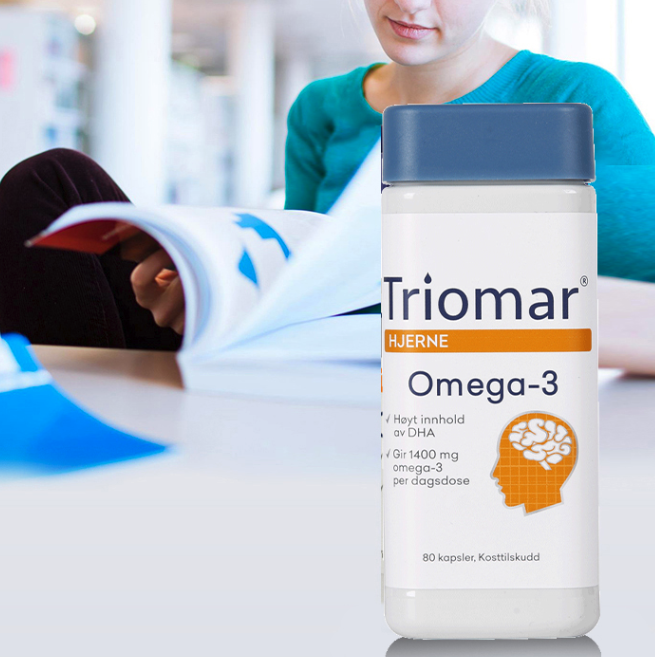 Triomar 大腦魚油 80粒保健產(chǎn)品包裝創(chuàng)意設(shè)計欣賞(圖4)