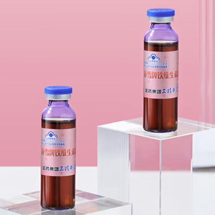 哈藥六牌 樸雪牌鐵維生素B12口服液 900ml保健產(chǎn)品包裝創(chuàng)意設(shè)計欣賞(圖5)