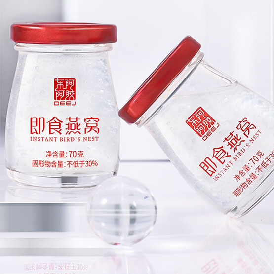 DEEJ 東阿阿膠 即食燕窩 70g*15瓶 禮盒裝保健產(chǎn)品包裝創(chuàng)意設(shè)計(jì)欣賞(圖2)