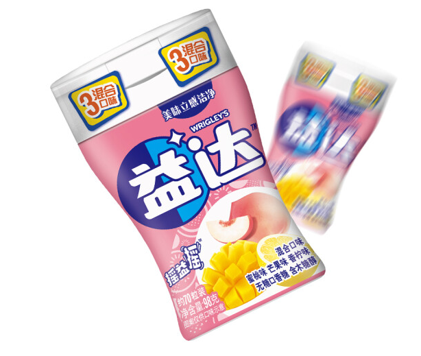 無糖口香糖包裝瓶設(shè)計作品欣賞(圖1)