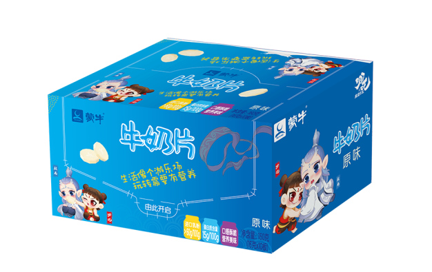 牛奶片紙盒包裝設(shè)計(jì)怎么做好(圖1)