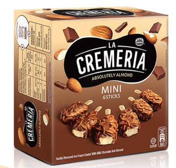 盒裝杏仁巧克力雪糕包裝盒設(shè)計(jì)作品欣賞(圖1)