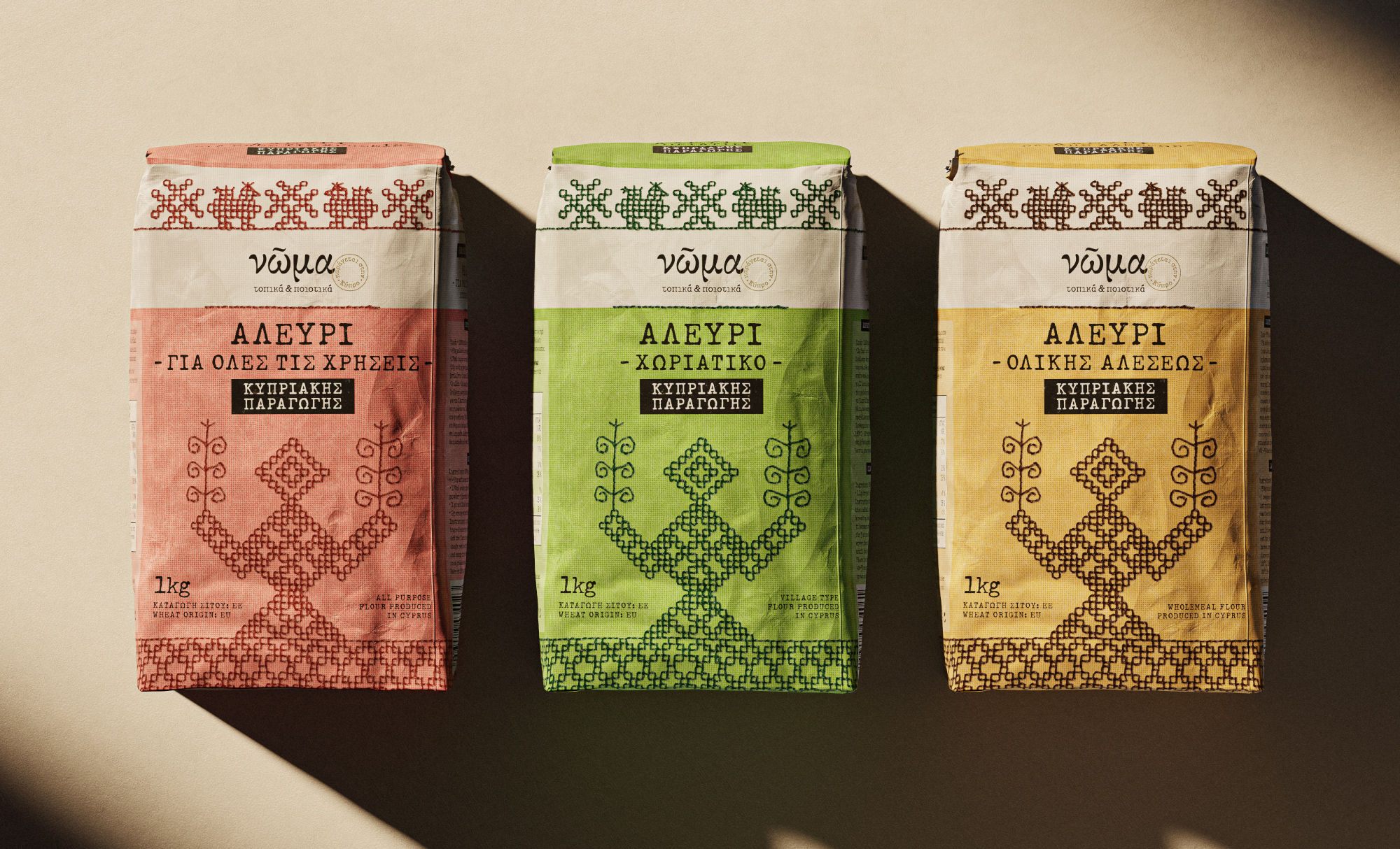 復(fù)古風(fēng)格的面粉包裝設(shè)計欣賞(圖1)