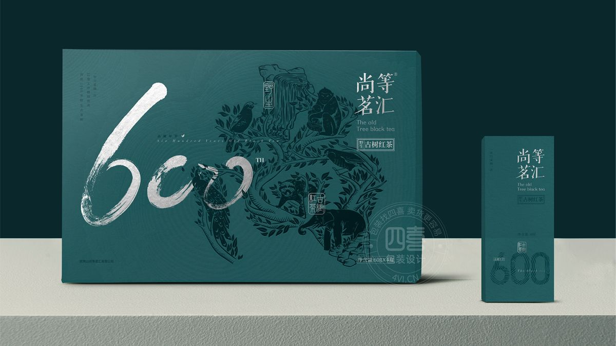 品味古樹紅茶，盡享尊貴之選——古樹紅茶禮盒包裝設(shè)計(jì)賞析(圖1)