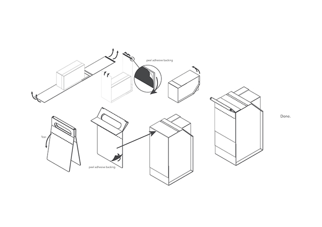 瓦楞紙購物袋包裝設(shè)計(圖5)