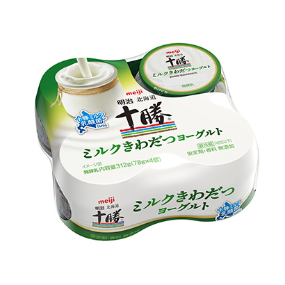 包裝設計公司推薦明治北海道十勝牛奶極品酸奶明治包裝設計欣賞(圖1)