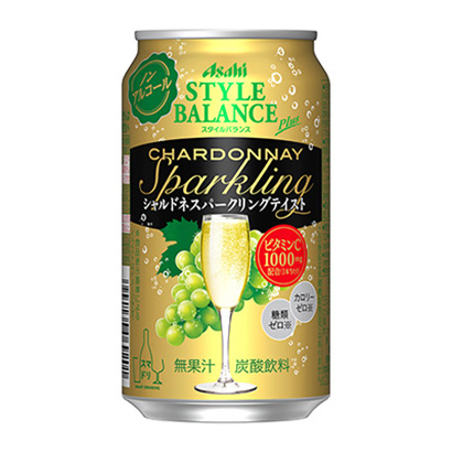 阿薩希風(fēng)格平衡沙爾多內(nèi)斯公園風(fēng)味朝日啤酒果實(shí)清涼飲料包裝設(shè)計(jì)(圖1)