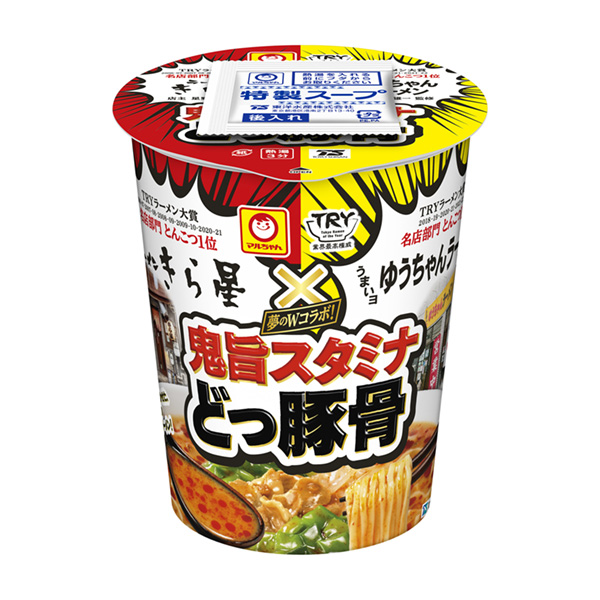 小丸閃亮星×小優(yōu)鬼旨耐力大豬骨東洋水產(chǎn)包裝設(shè)計(jì)(圖1)