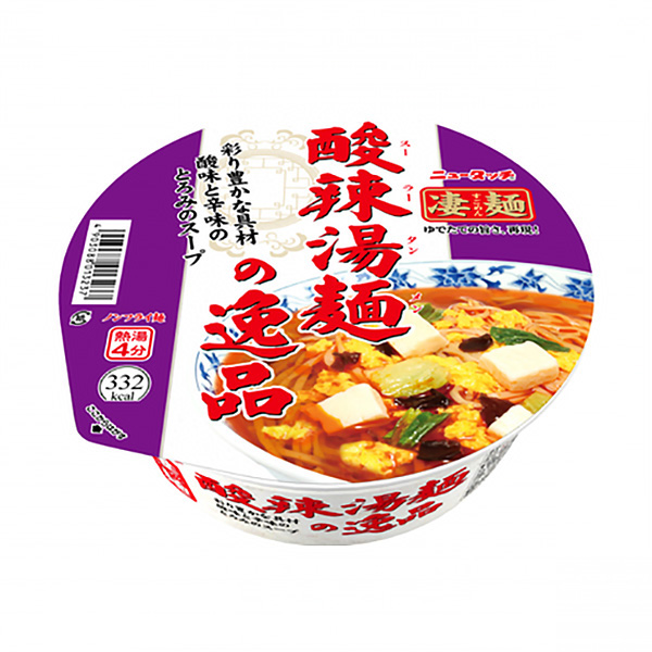 新觸摸厲害面酸辣湯面精品真鯛面類包裝設計(圖1)