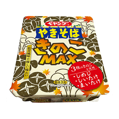 蘑菇炒面圓形面類包裝設計(圖1)