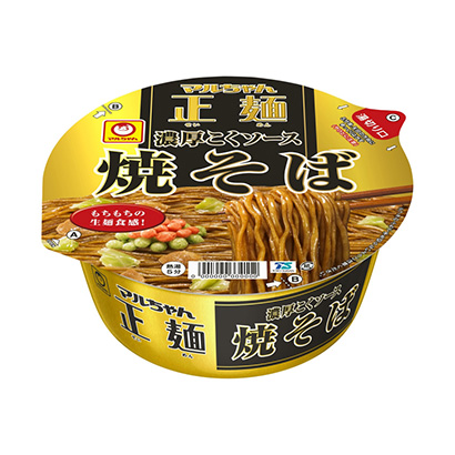 麥爾正面杯濃厚的辣醬炒面東洋水產(chǎn)面類包裝設(shè)計(jì)(圖1)