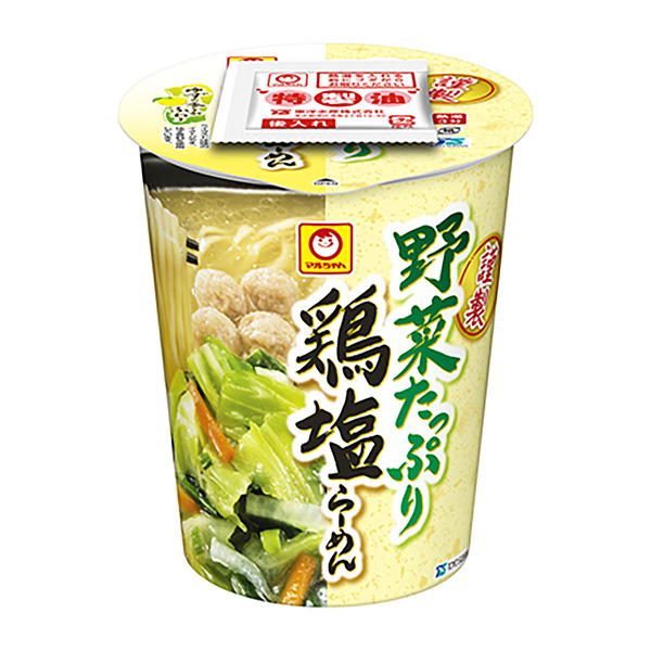 馬爾先生謹制蔬菜充足雞鹽拉面東洋水產(chǎn)食品飲料包裝設計(圖1)