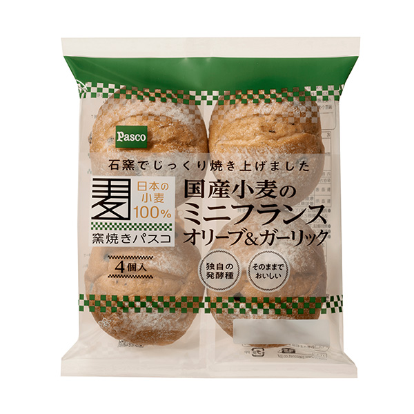 烤窯意大利面國(guó)產(chǎn)小麥的迷你法國(guó)橄欖敷島制面包食品飲料包裝設(shè)計(jì)(圖1)