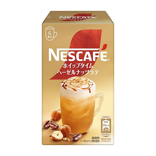 雀巢咖啡攪打時間榛子拿鐵雀巢日本食品飲料包裝設計(圖1)