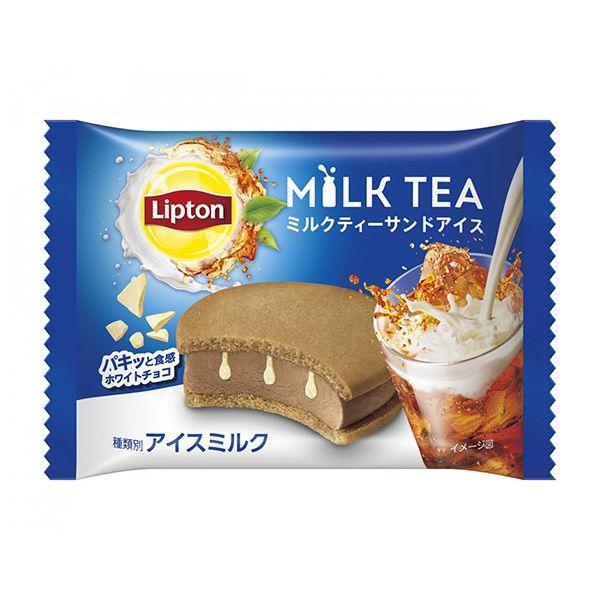 包裝設(shè)計(jì)欣賞利普頓奶茶三明治(森永乳業(yè)) (圖1)
